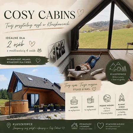 Cosy - Las, Jezioro, Gory, Velo Czorsztyn, Prywatna Sauna, Jacuzzi Bez Limitu